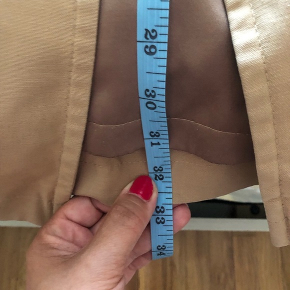 DKNY Tan Trench Coat with Belt - Picture 11 of 14